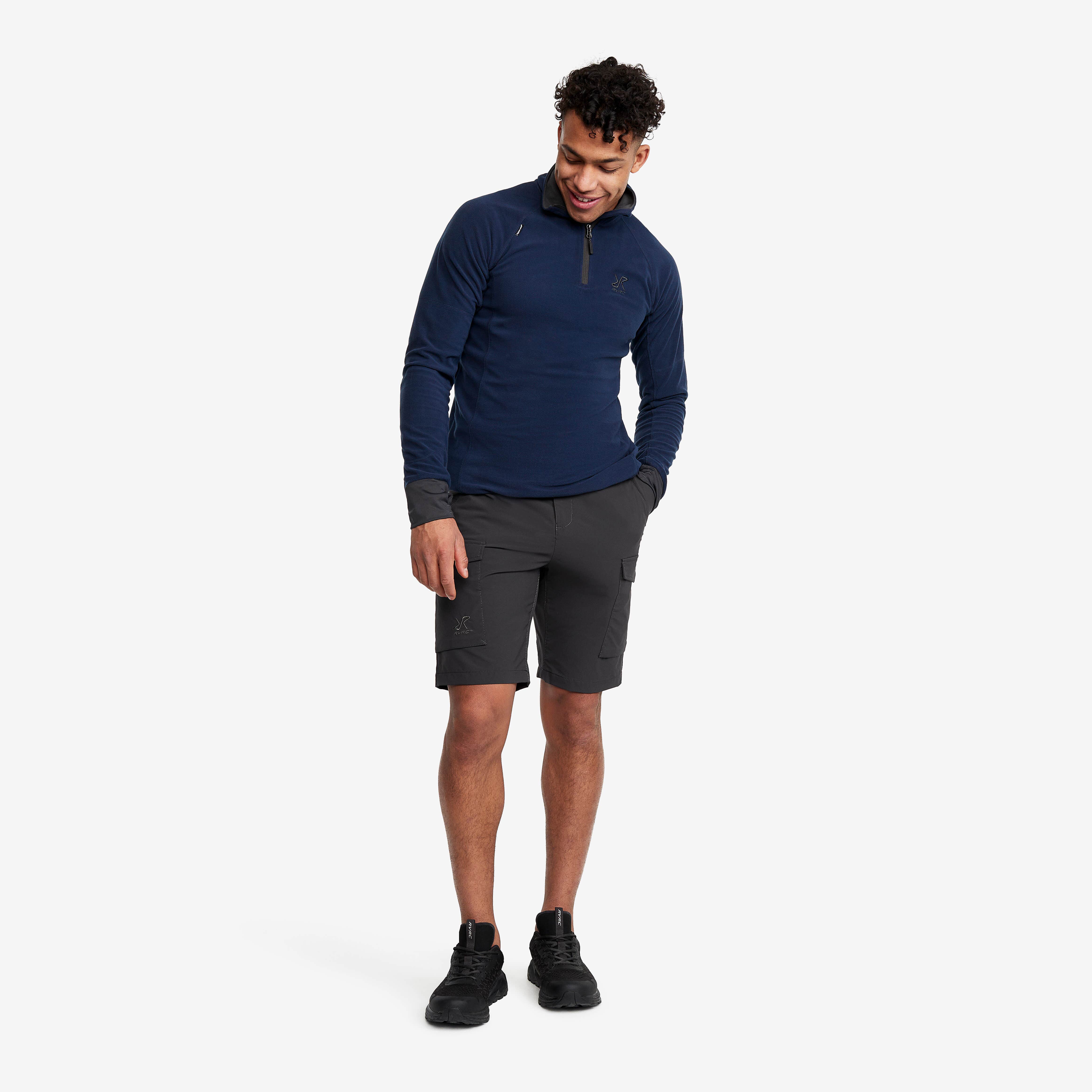 Adventure Cargo Stretch Shorts Homme Anthracite