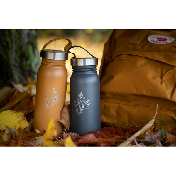 KLUNKEN BOTTLE 0.7 L FALL ACORN - Trinkflasche
