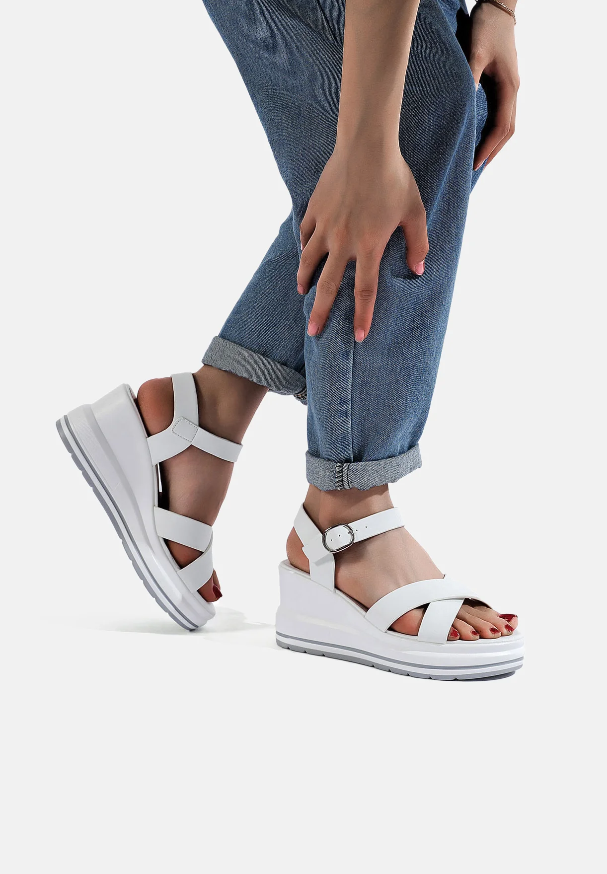 Sandalias de plataforma Queen Helena