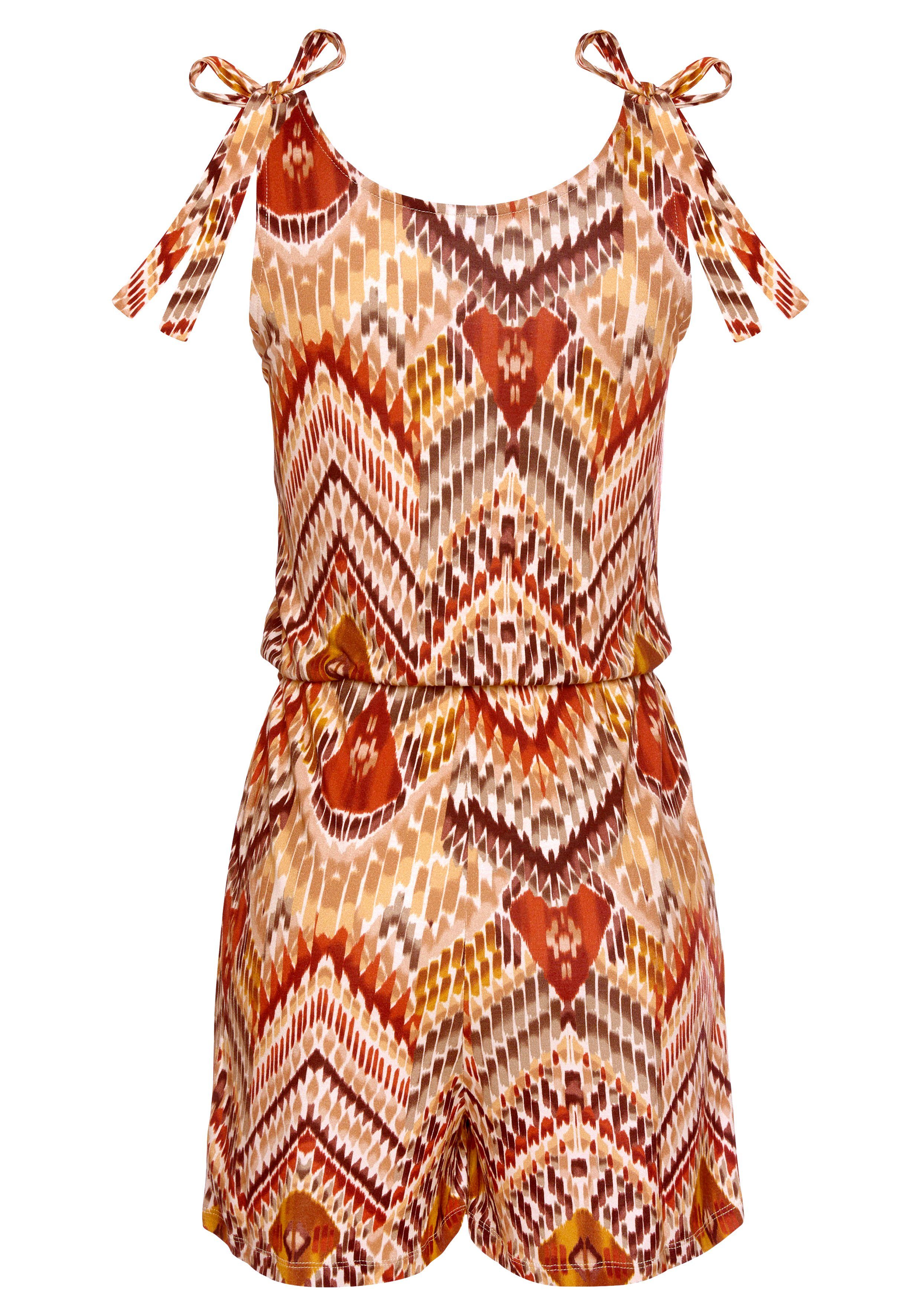LASCANA Kurzoverall mit Ethnoprint