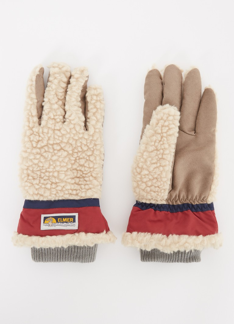 ELMER Teddy gloves with logo and touchscreen function