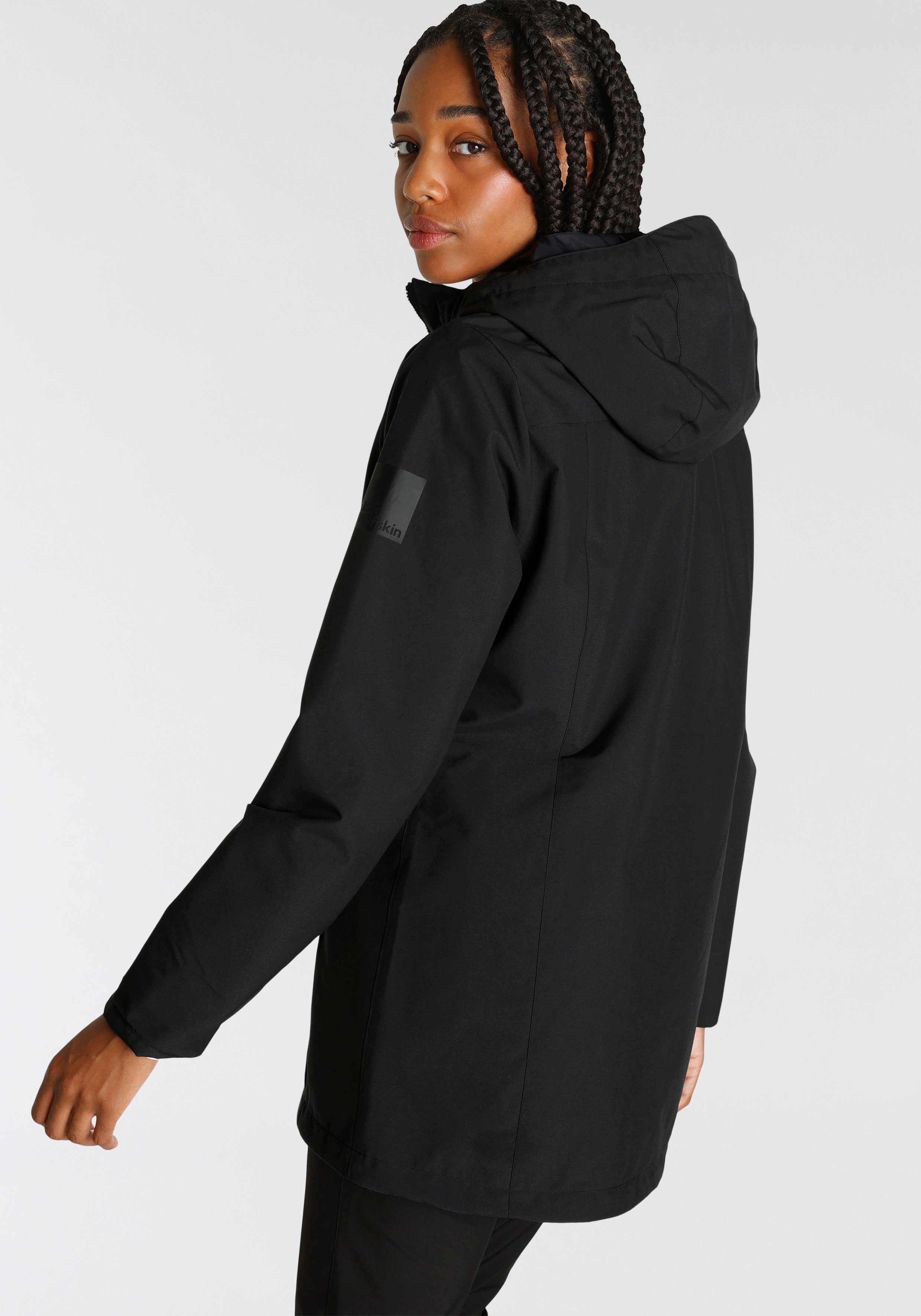 Jack Wolfskin Funktionsjacke Outdoorjacke NOSTA Wasserabweisend und Winddicht