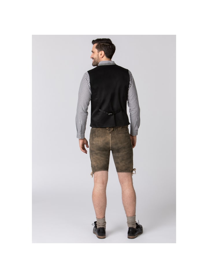 Stockerpoint Lederhose Edgar in dunkelbraun günstig kaufen