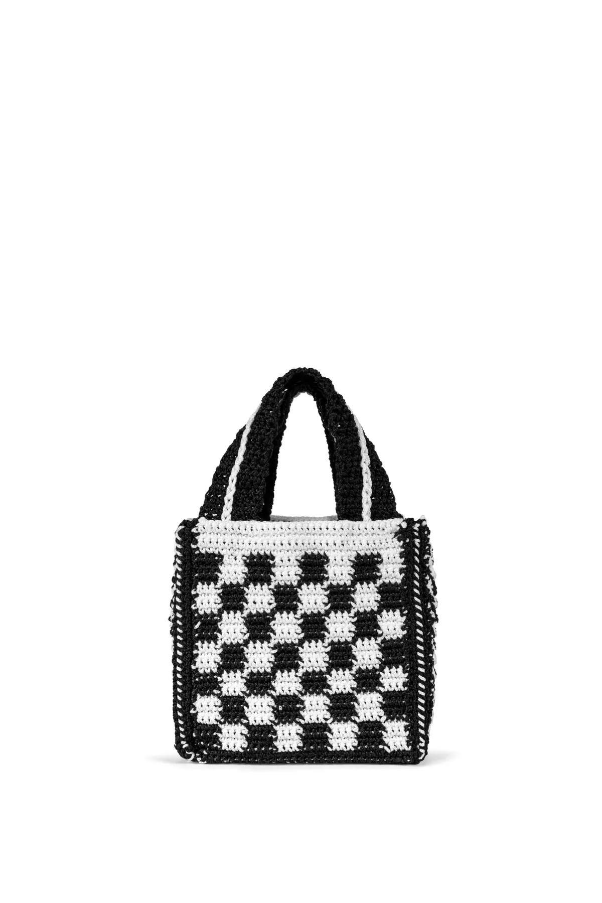 Twist  Stricktasche in Kontrastfarbe