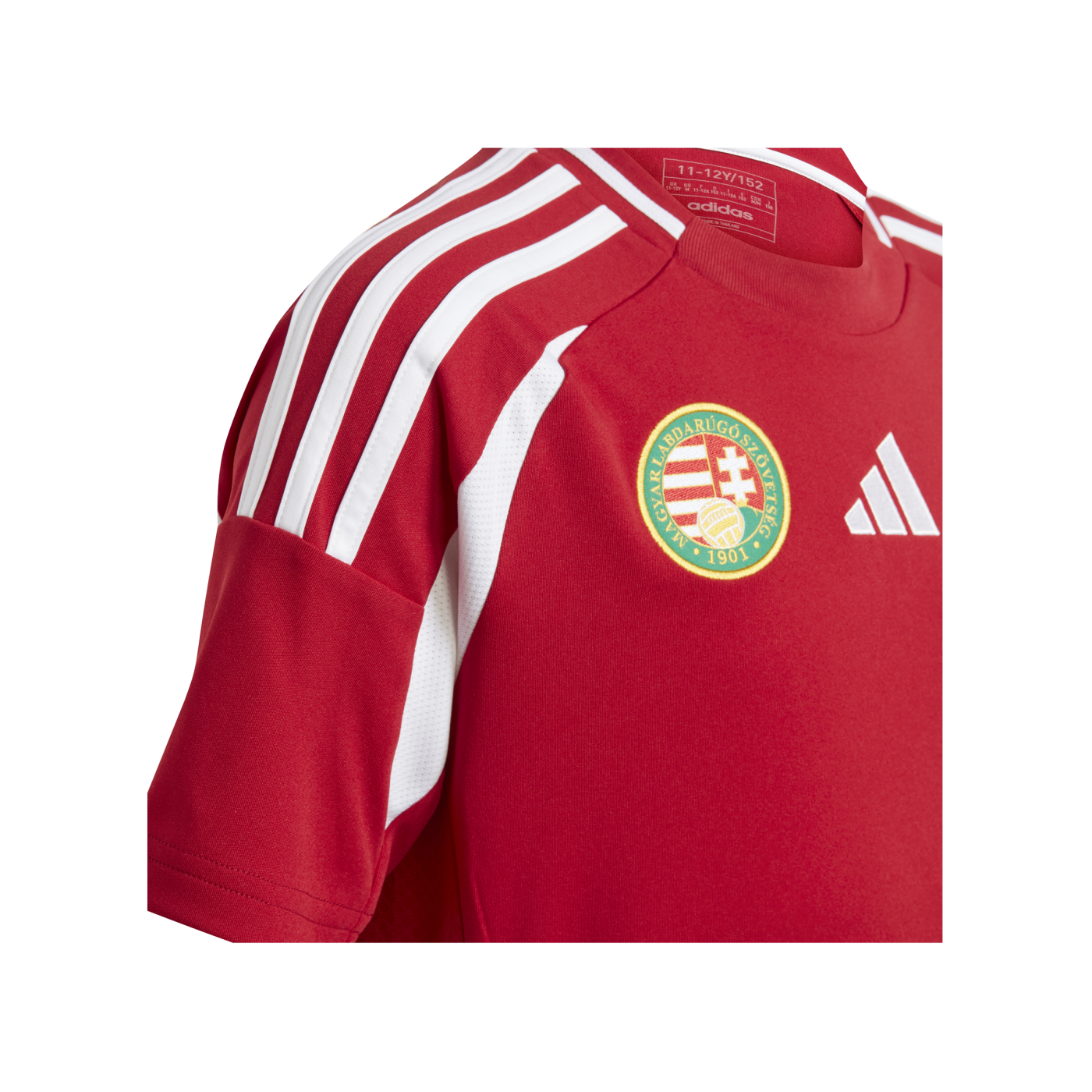 adidas Ungarn Trikot Home EM 2024 Kids Rot