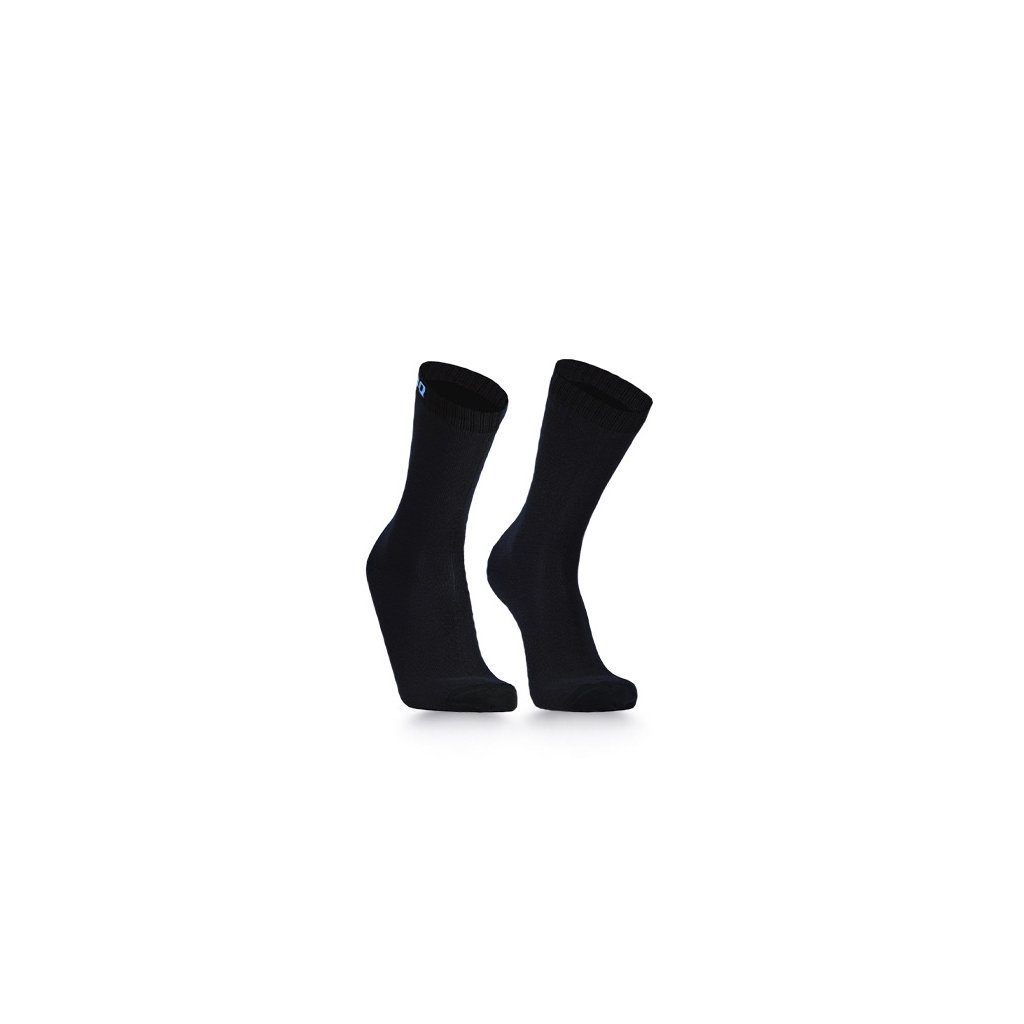 DexShell Ultra Thin Crew Black wasserfeste Bambussocken