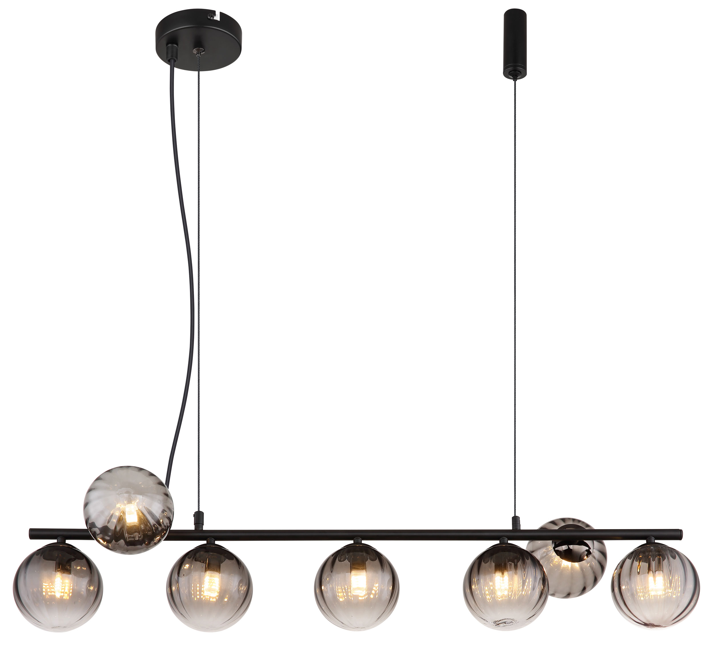 GloboLED-Pendelleuchte 7flg