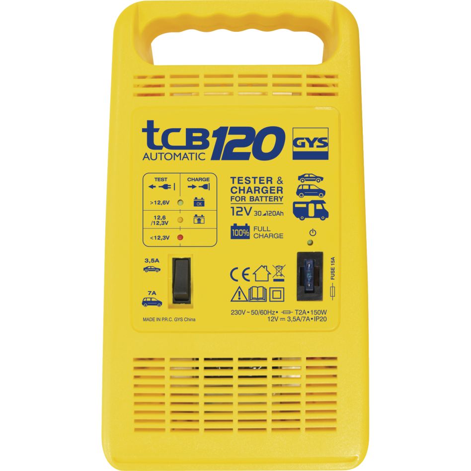 Încărcător automat pentru baterie Gys 5192023284 TCB 120 12V 20-120Ah