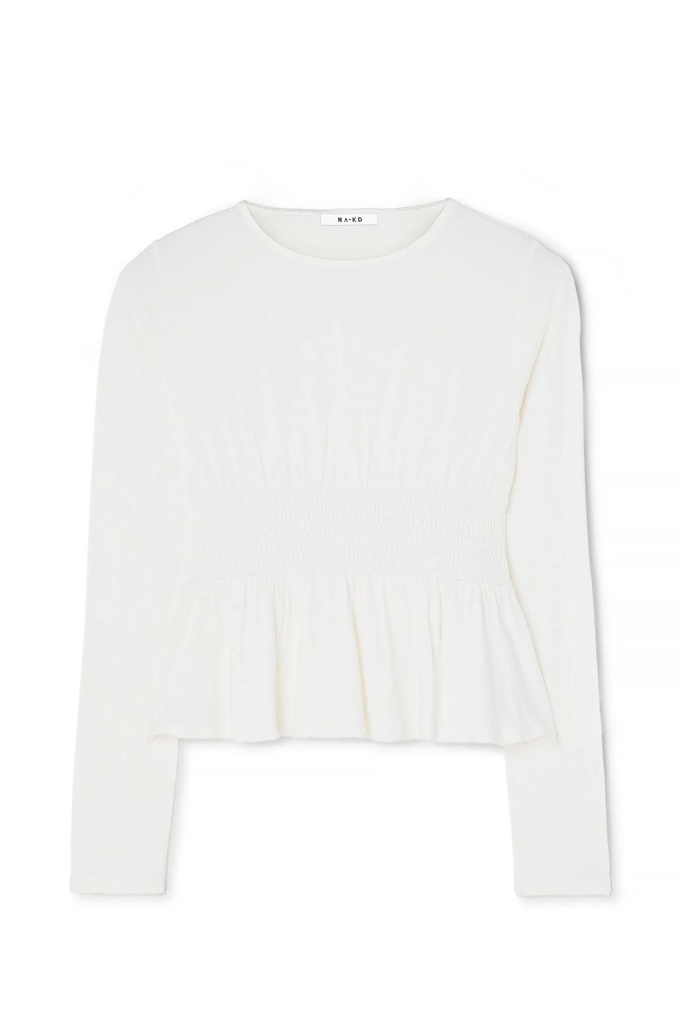 Langärmliges Smock-Top