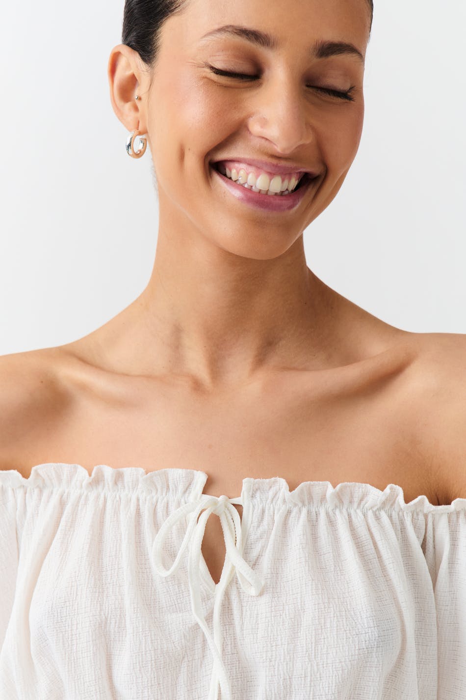 Puff sleeve top