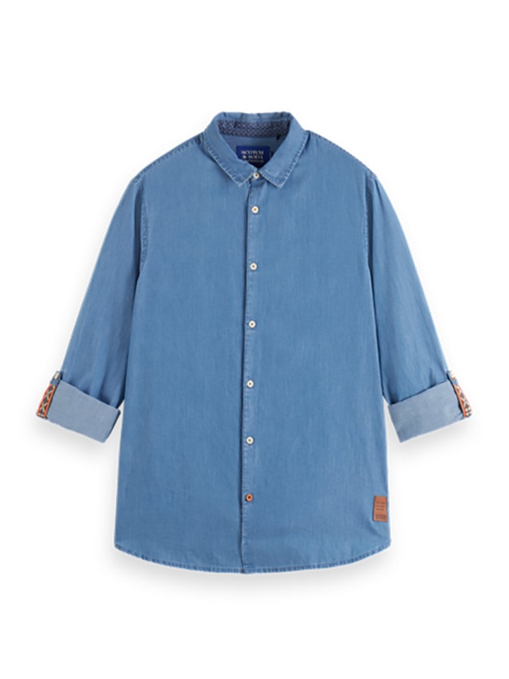 Scotch & Soda Hemd in Blau günstig kaufen