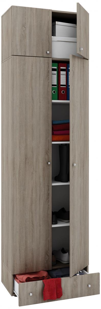 VCM my home Mehrzweckschrank Vandol l Sonoma-Eiche