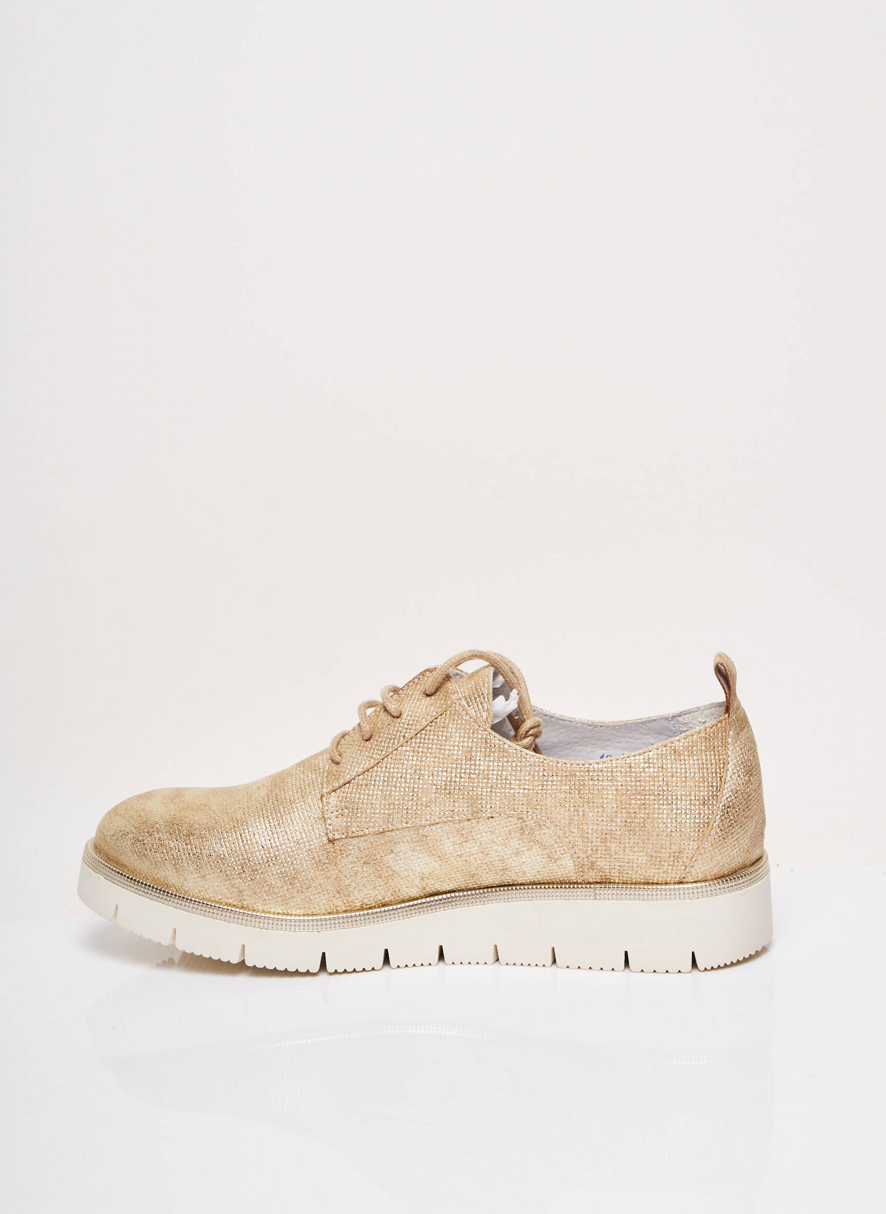 Reqins Derby Femme couleur beige