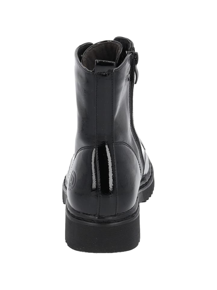 palado Schnürstiefel in black lack günstig kaufen