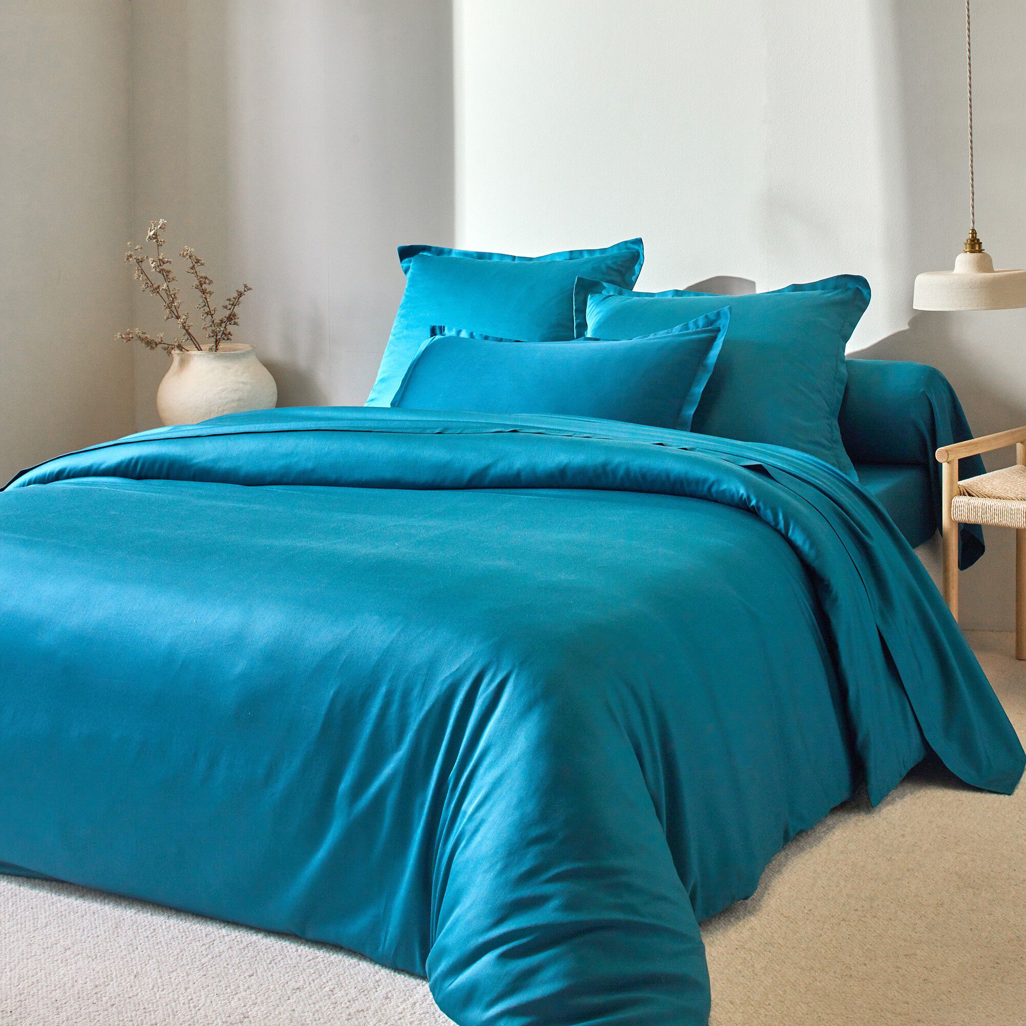 Linge de lit satin uni
