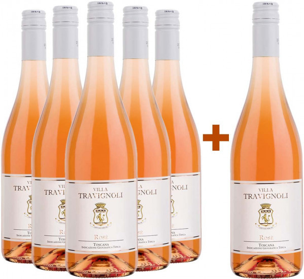 5+1 Paket Rosè Toscana IGP - Villa Travignoli