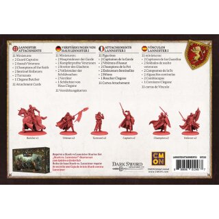 A Song of Ice & Fire – Lannister Attachments 1 (Verstärkungen von Haus Lennister 1) (Multilingual)