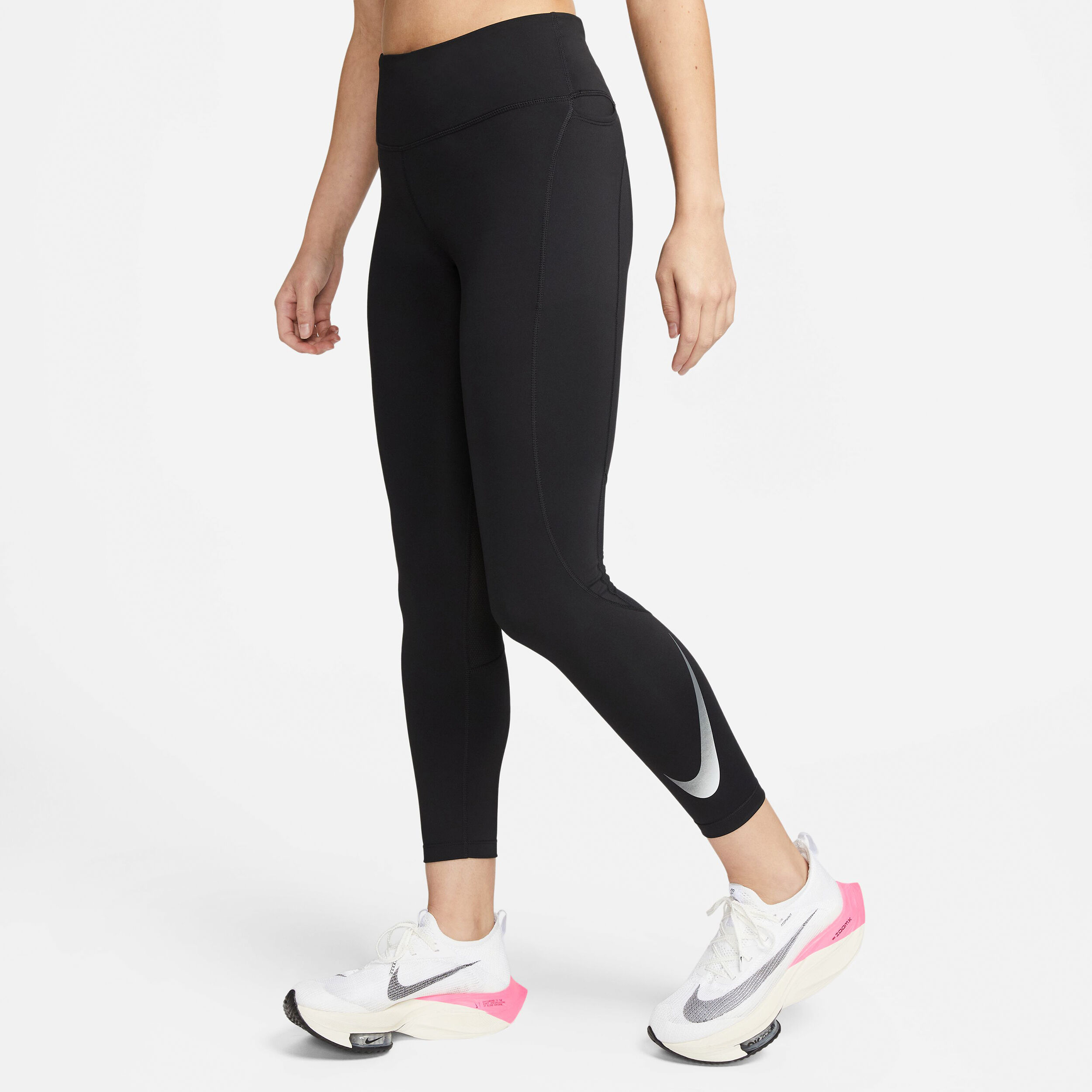Dri-Fit Fast SW HBR Mid-Rise 7/8 Tight Damen - Schwarz, Grau