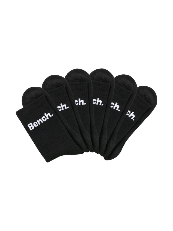 Bench Tennissocken in 6x schwarz günstig kaufen
