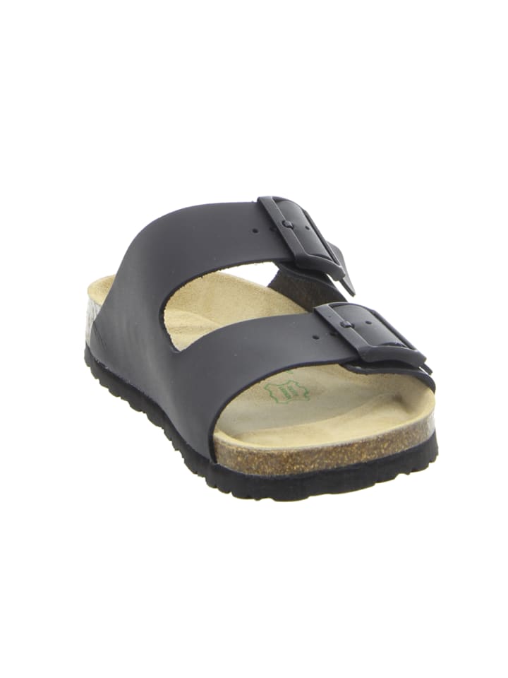 natural sense Pantolette Tieffußbett black in schwarz günstig kaufen