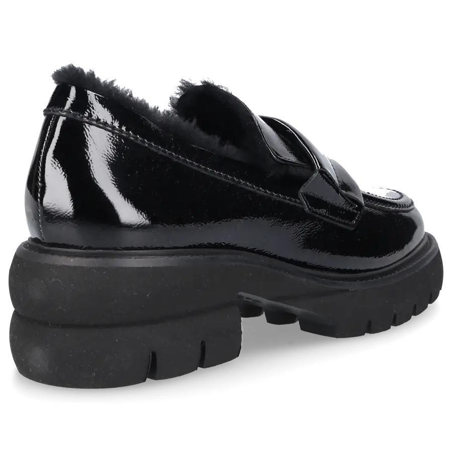 305 SOBE - Loafer CHAPLIN Lackleder - schwarz