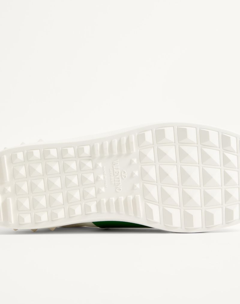 Baskets ouvertes en cuir de veau