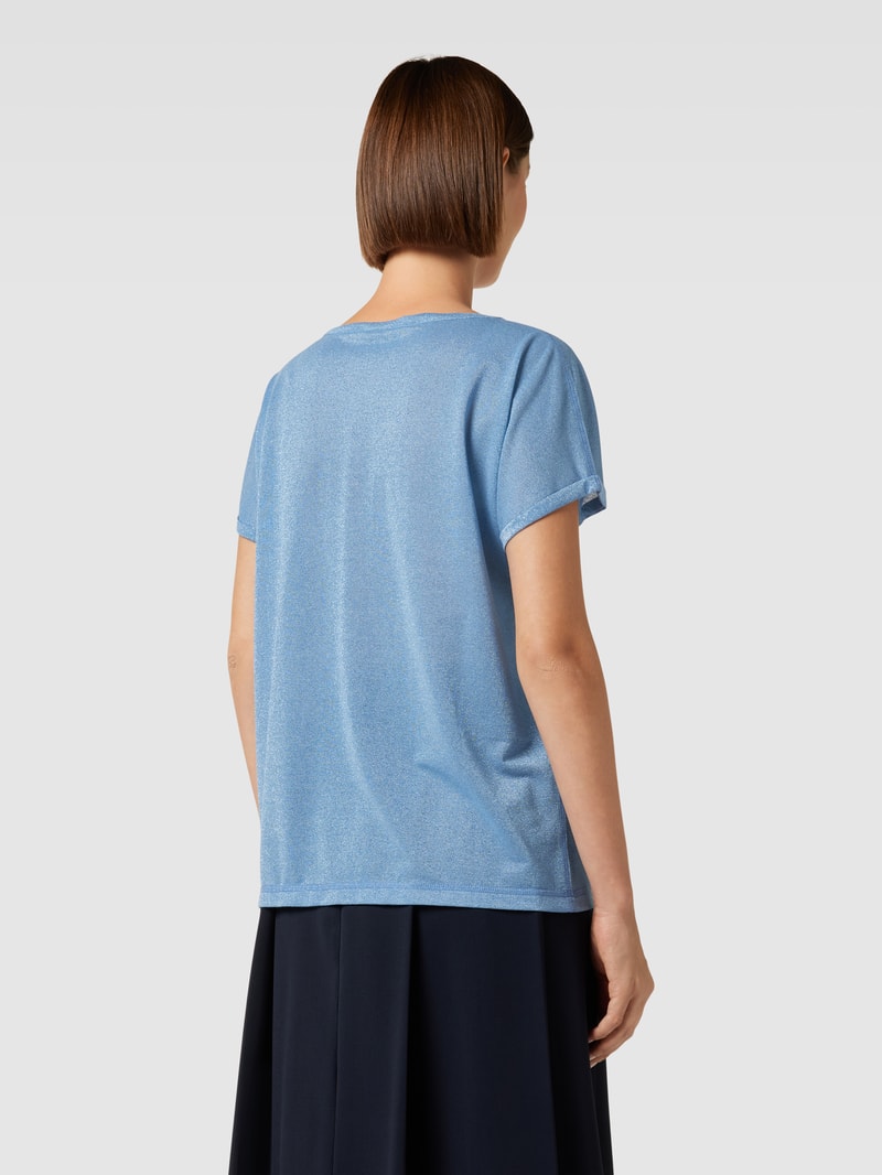 T-Shirt aus Viskose-Mix Modell 'KAY TEE' in smaragdgrün