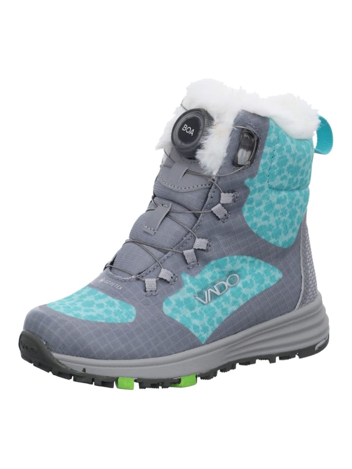 VADO  Stiefelette in Grau/Türkis günstig kaufen