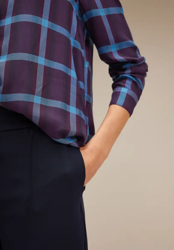 Street One Bluse mit Karomuster
