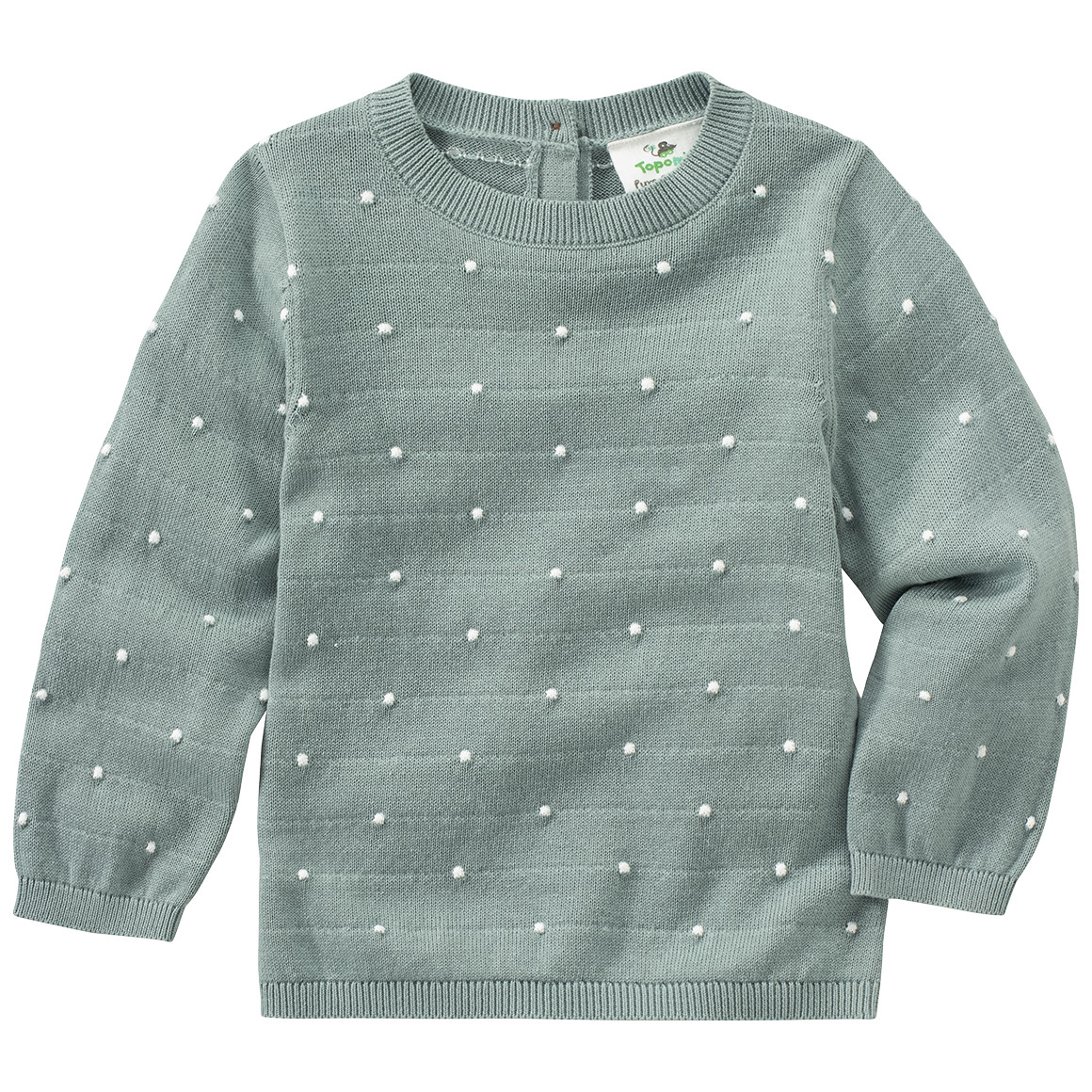 Baby Strickpullover mit Punkte-Allover