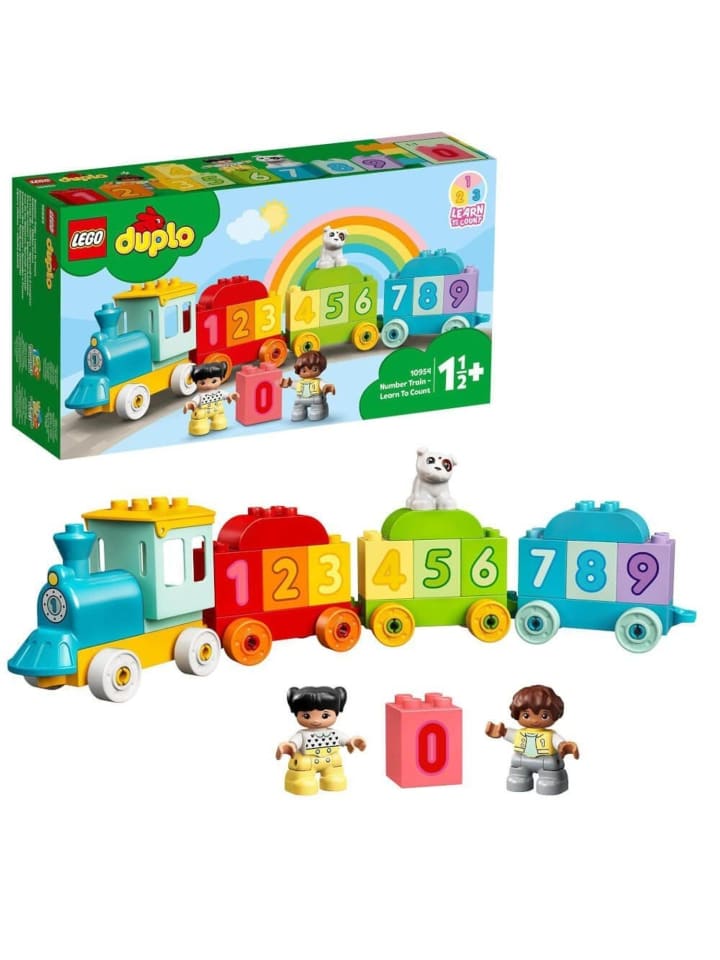 duplo LEGO® DUPLO® 10954 Zahlenzug - Zählen lernen in Mehrfarbig ab 18 Monate günstig kaufen onesize