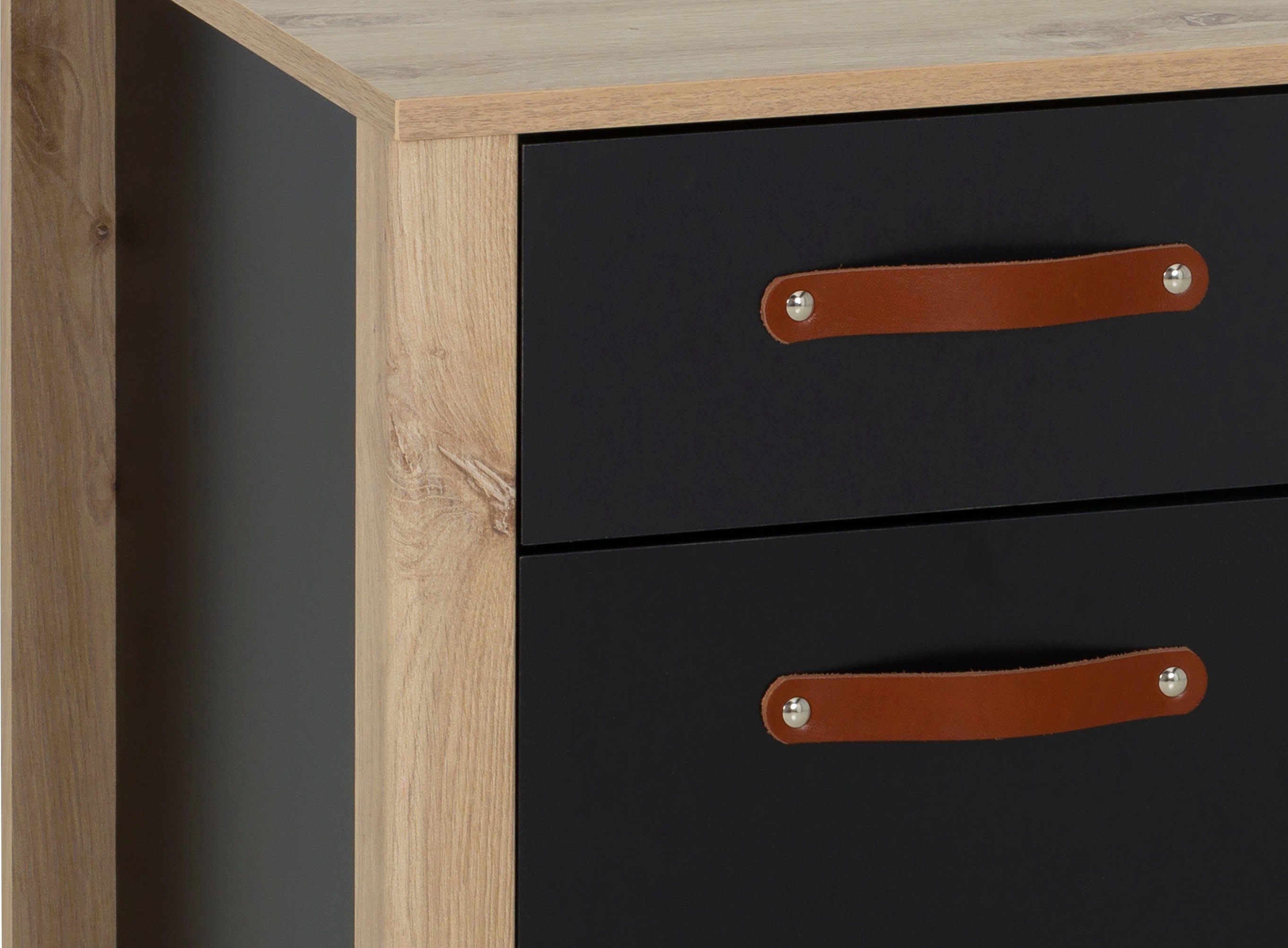 Gami Jugendzimmer-Set Arthus, (4-St., Bett mit Kopfteil, Kleiderschrank, Schreibtisch)