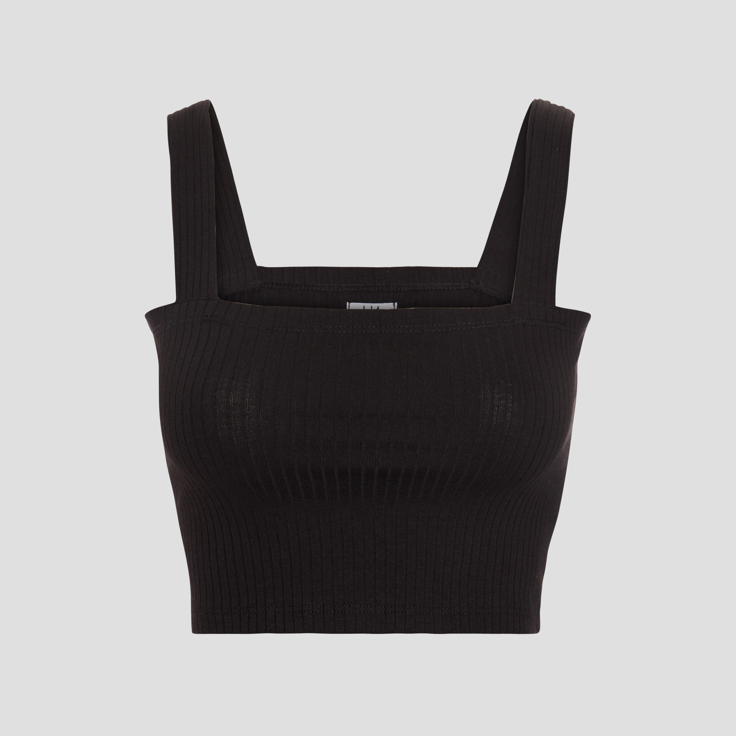 Haut de pyjama crop-top noir femme | La Halle