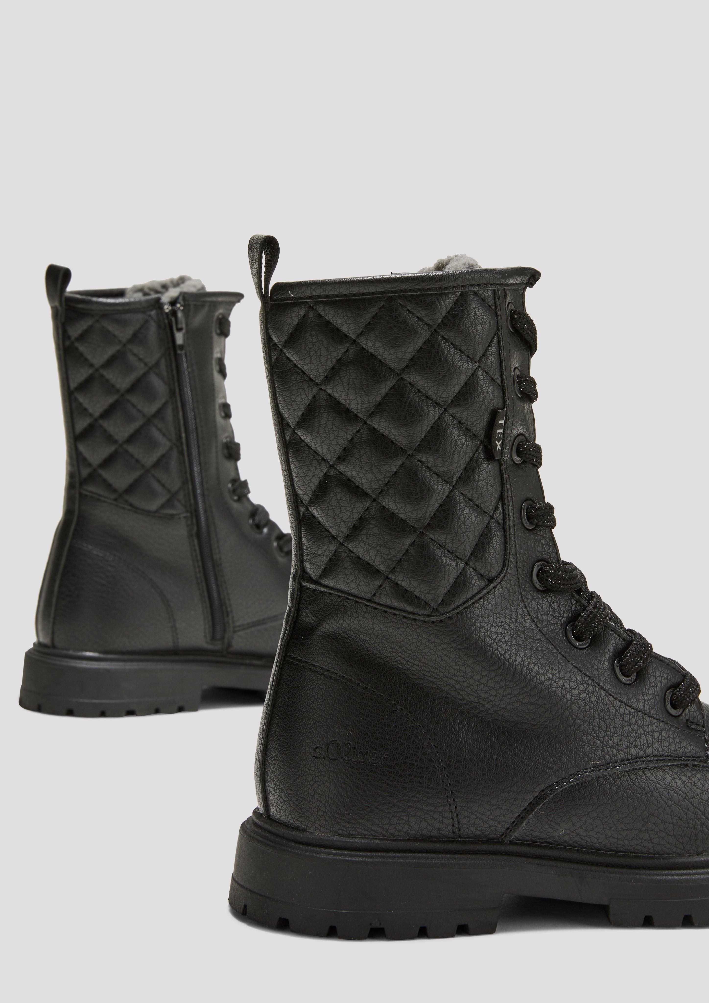 Warm gefütterte Schnürstiefel  6008308-001