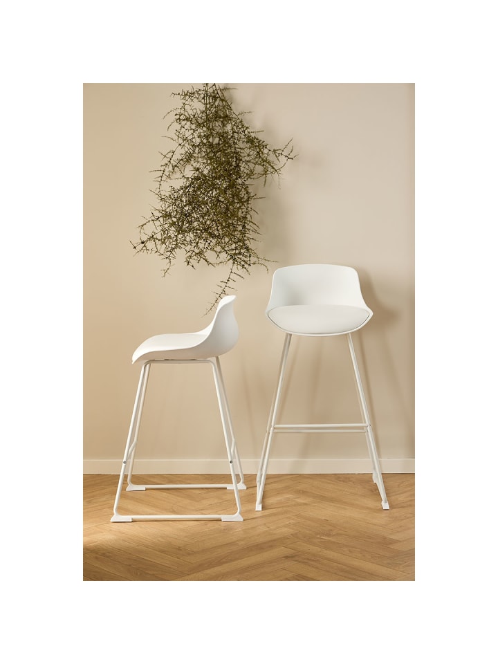 ebuy24 Barhocker Tina Weiß 2er Set günstig kaufen onesize