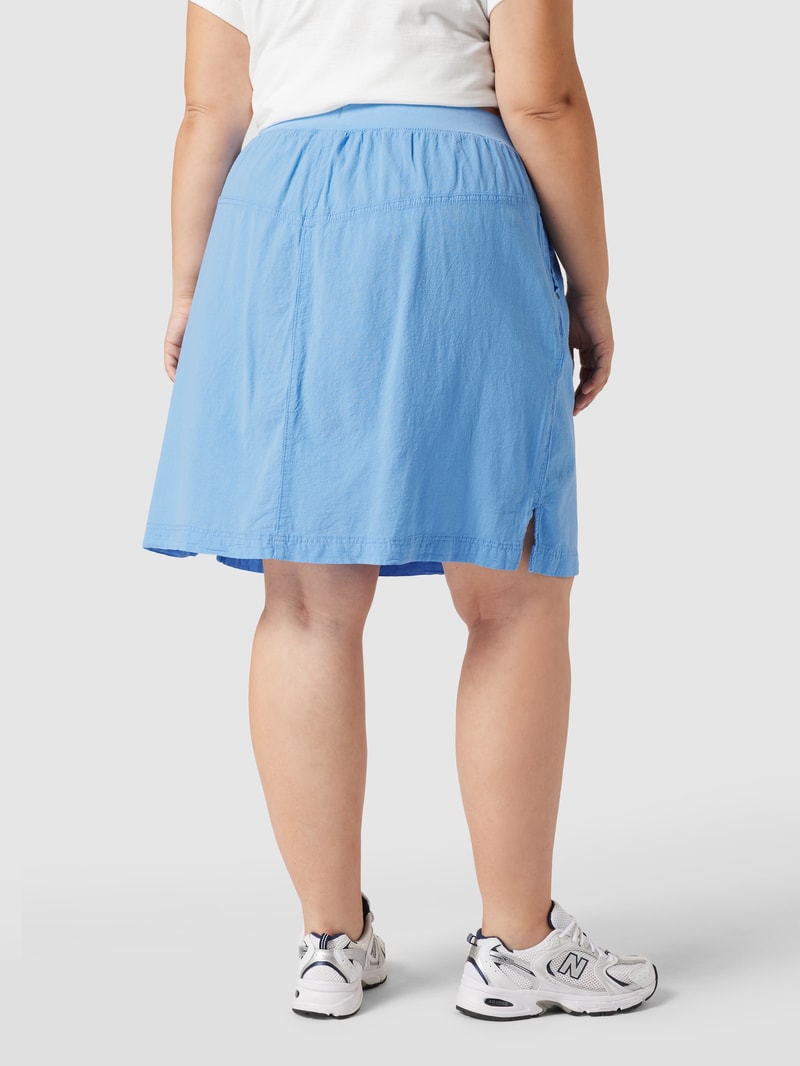 PLUS SIZE Minirock mit Eingrifftaschen in himmelblau