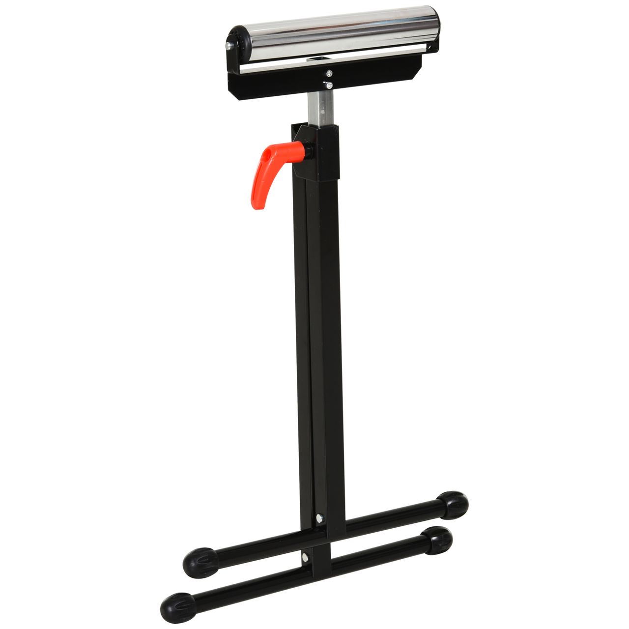 HOMCOM Rollenbock bis 90 kg, Metall, Schwarz