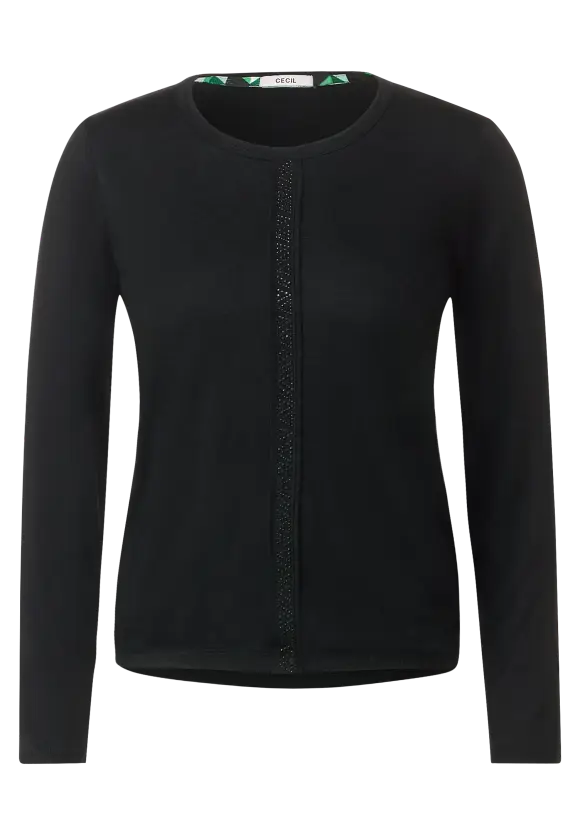 CECIL Shirt mit Rundhalsausschnitt
