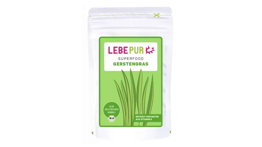 LEBEPUR Superfood Pulver Gerstengras Bio 125 g