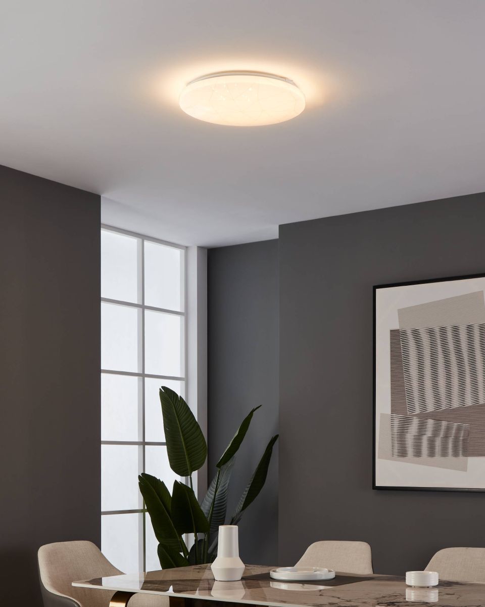 EGLO LED Deckenleuchte Rende Weiß Ø 38 cm