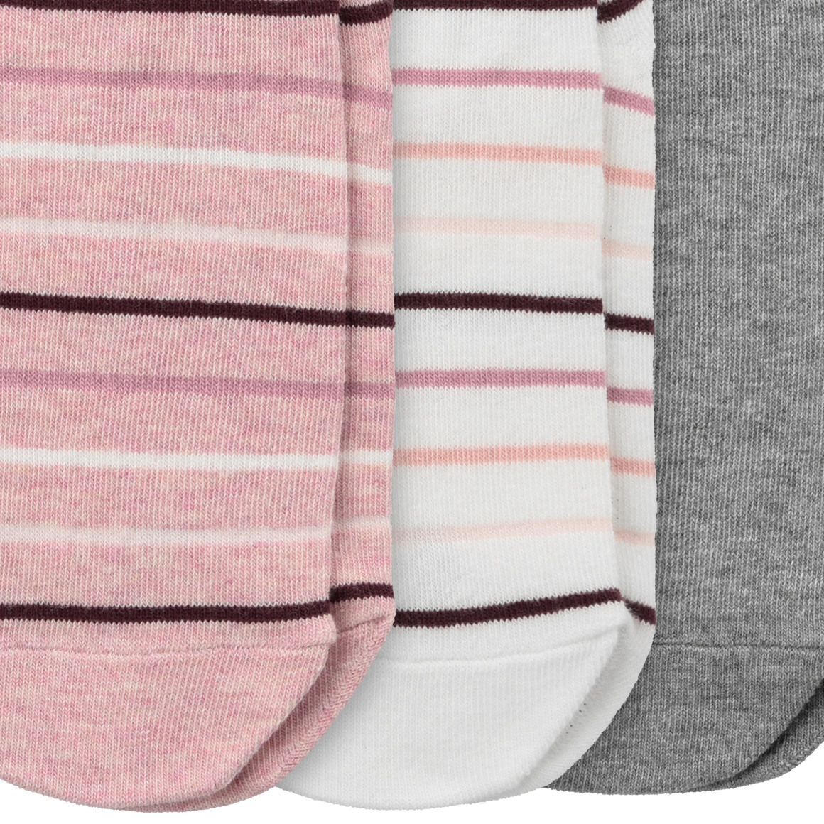 3 Paar Damen Socken mit Streifen