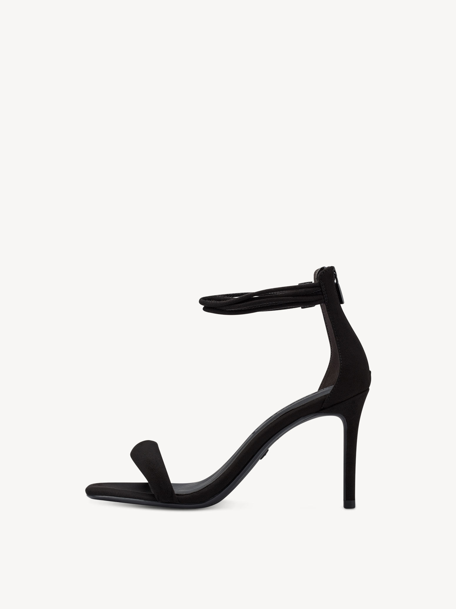 Sandale à talon - noir