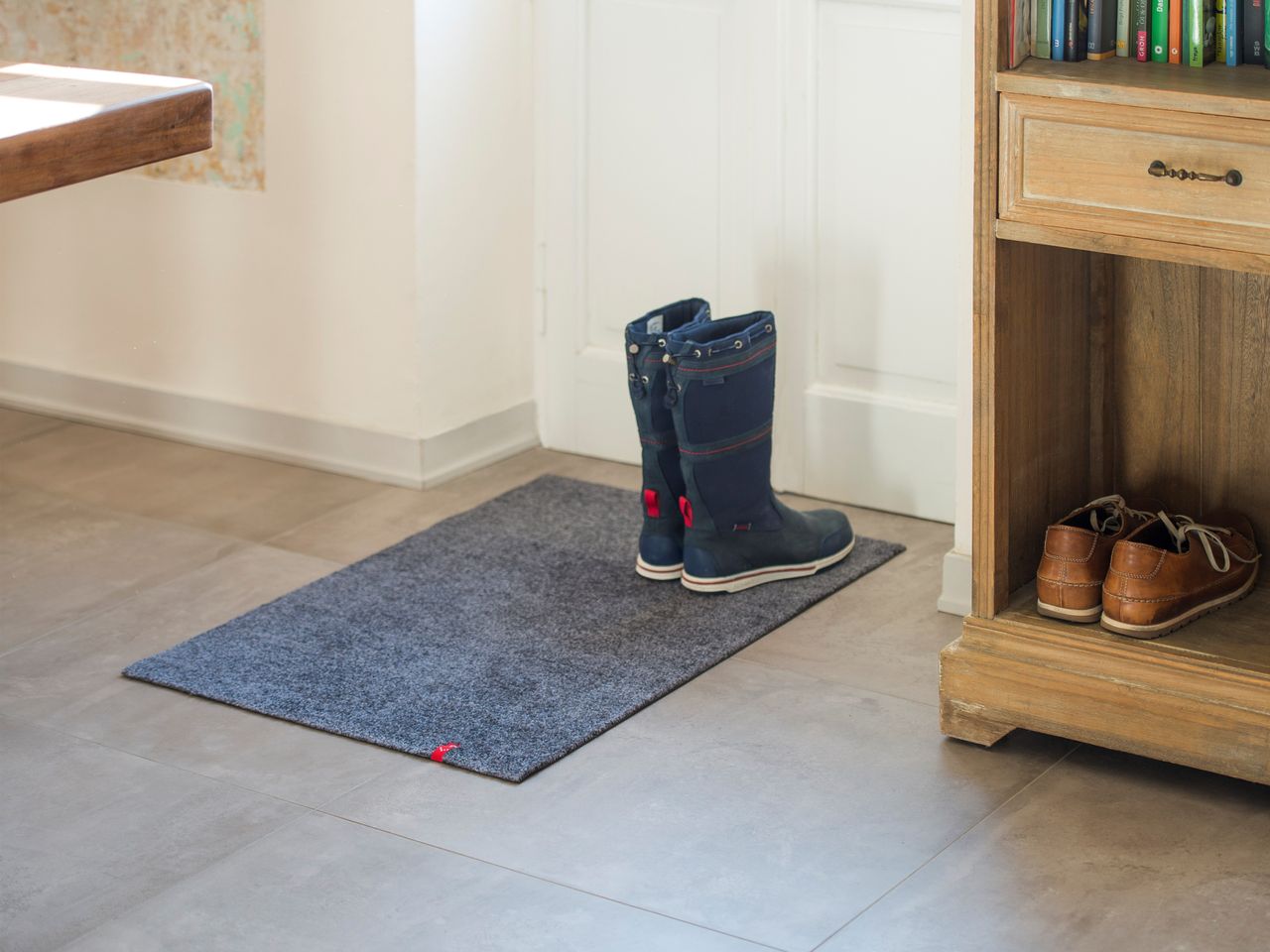 Keilbach Designprodukte Keilbach Schuhabstreifer, 87 x 57 cm, dunkelgrau