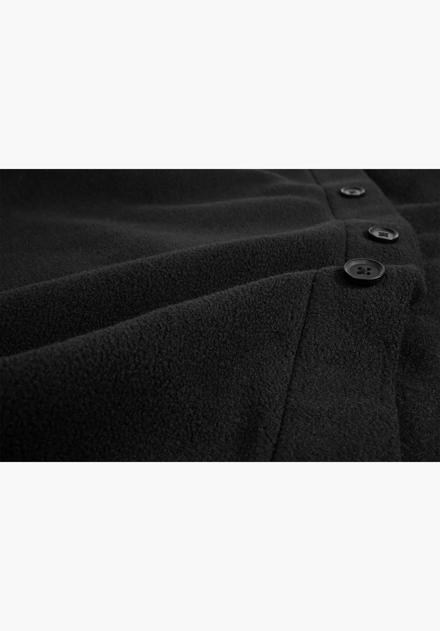 Black \u0026 Gold Butten Fleece