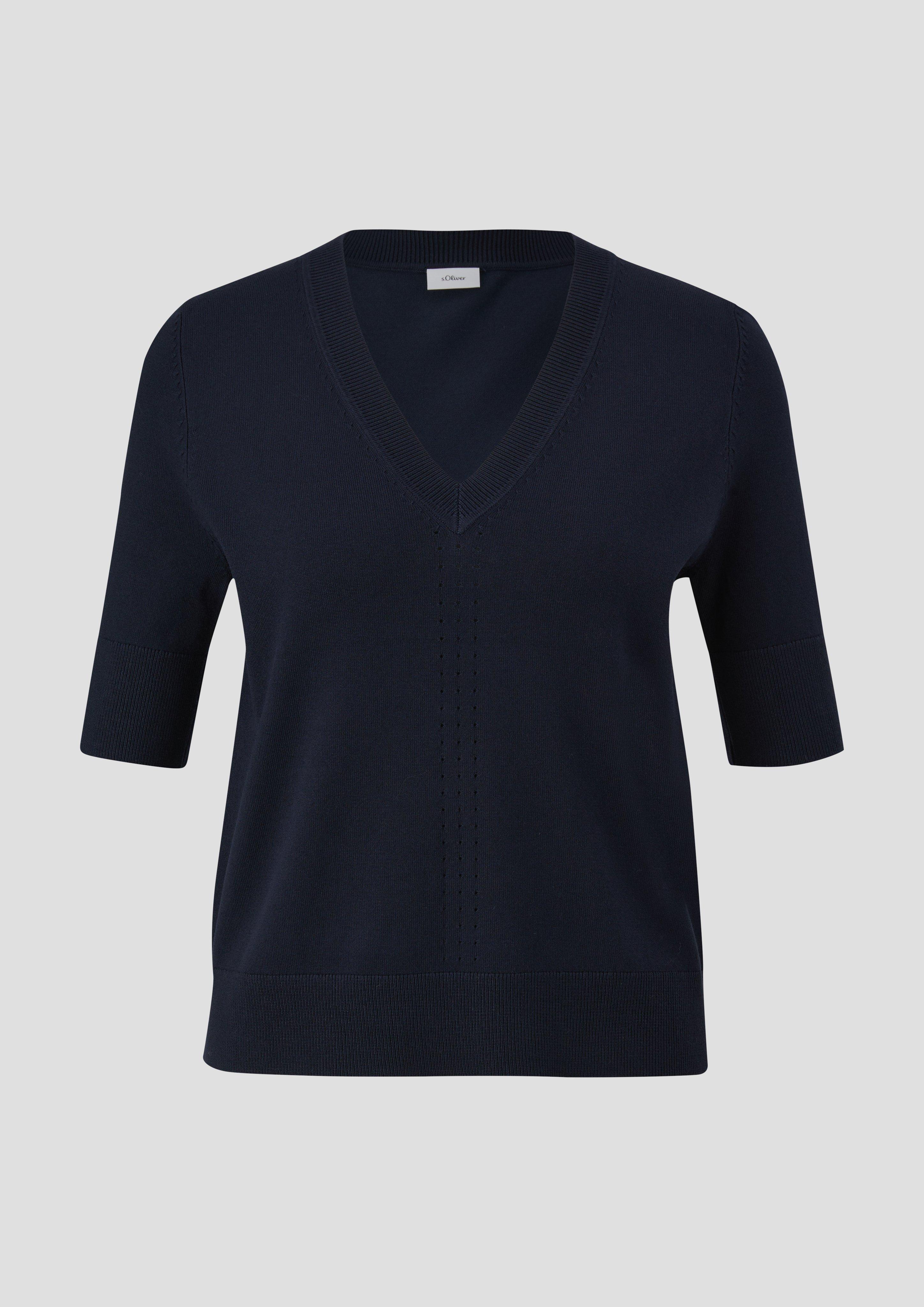Strickshirt mit Lochmuster  2145579-5959