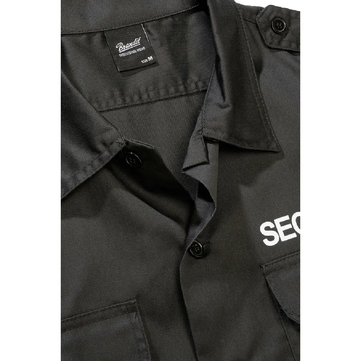 US Hemd Security kurzarm schwarz