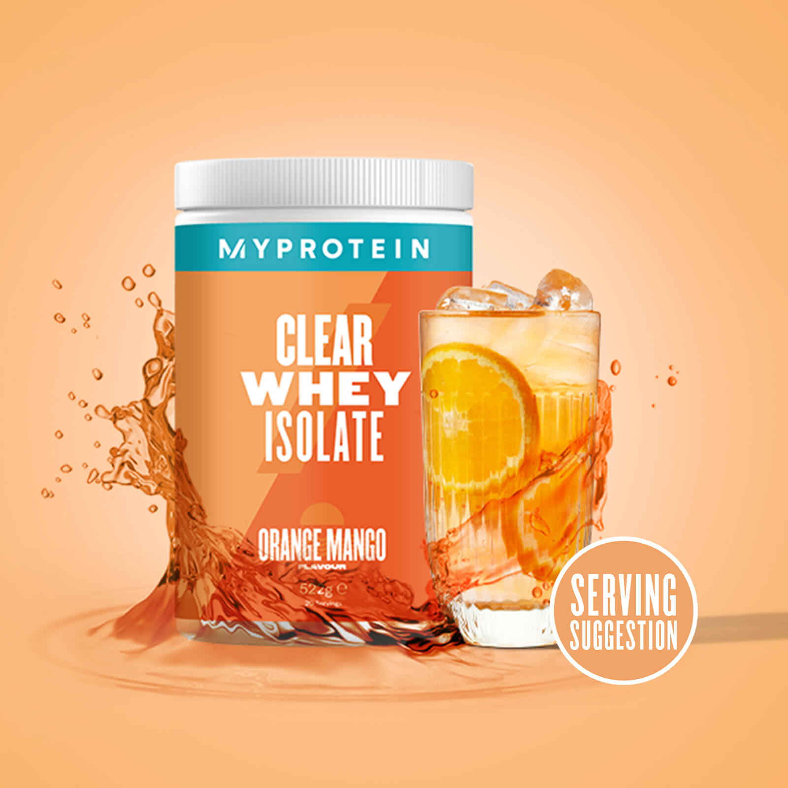 Clear Whey Isolate, Orange Mango, 40 Servings