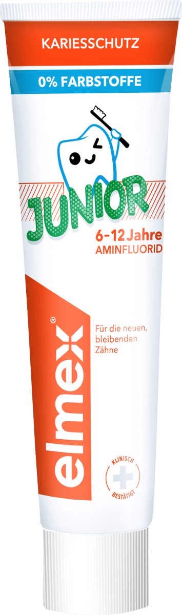 Zahnpasta Kinder Junior, 6 bis 12 Jahre, 75 ml