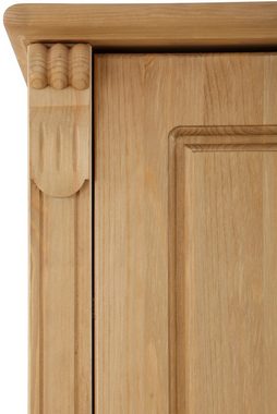 Home affaire Kleiderschrank Tessin Breite 152 cm, Kiefer massiv, inkl. Spiegel