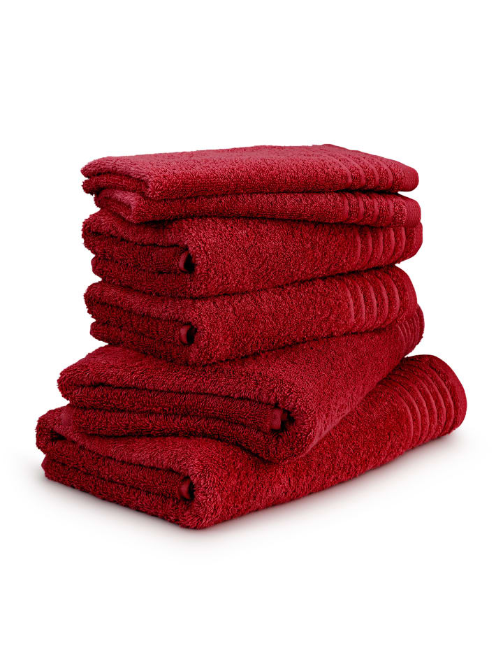 Möve Handtuchset New Classic 6-TLG in ruby günstig kaufen onesize